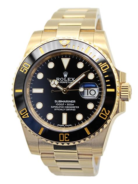 yellow gold submariner rolex|rolex submariner 18k gold price.